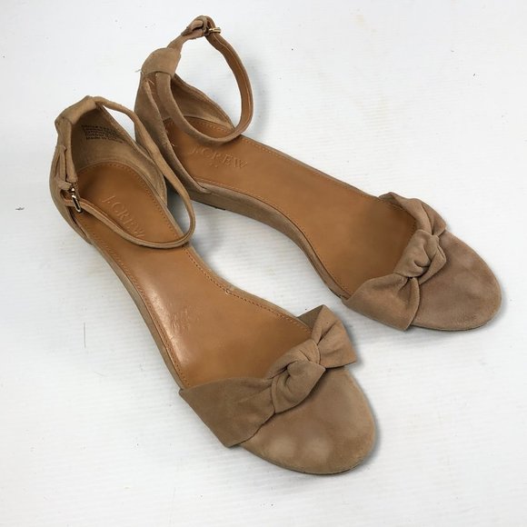 Ballerines J.Crew En Daim Brun Marron - Taille 10 - Occasion